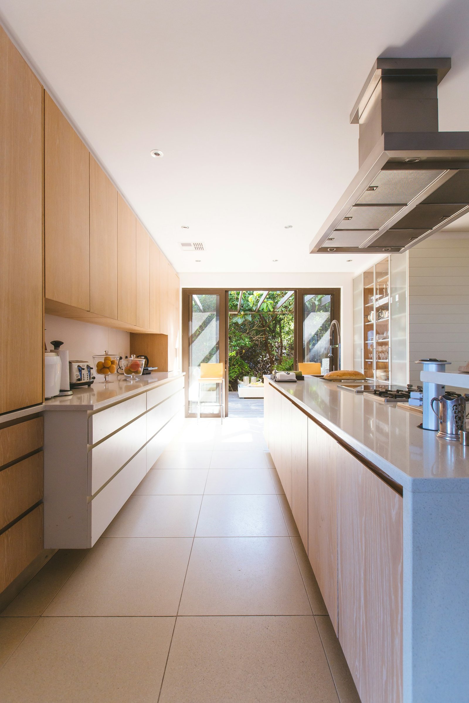 Bright, professionally cleaned modern kitchen